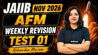 JAIIB Nov 2026 Online Classes | JAIIB Nov 2026 AFM Module A Revision Test 2026 by Niharika Mam #1