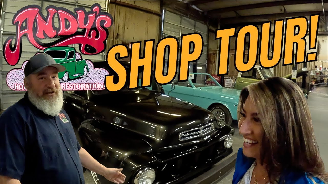 ANDY'S HOT RODS AND RESTORATION SHOP TOUR TULSA OKLAHOMA
