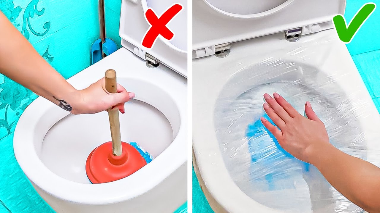 SIMPLE BATHROOM TRICKS TO MAKE ALL TASKS EASIER - YouTube