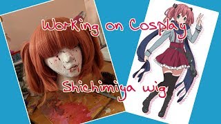 Working on Cosplay - Satone Shichimiya wig