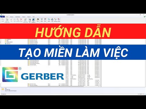 Gerber AccuMark - Hướng dẫn tạo miền làm việc thông minh 