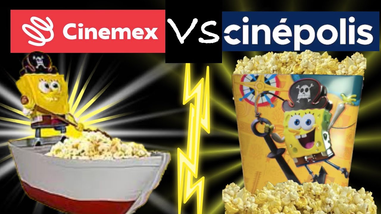 BOB ESPONJA ⭐ Cinemex o Cinépolis 🍿 ¿Cuál Palomera Coleccionable es la mejor? 🎬 video review