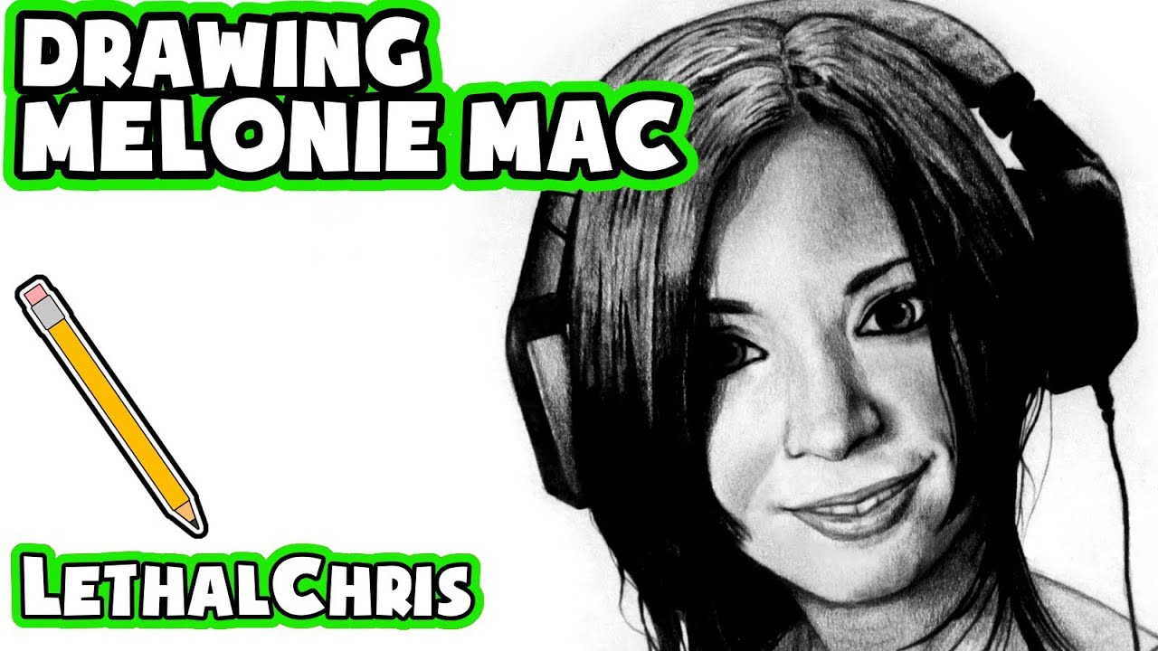 Drawing Melonie Mac - Fan Art Time Lapse