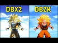 Goku - All Transformations & Attacks | DBZ Kakarot vs DBXV2 [SSJ-SSJ2-SSJ3-KX20]