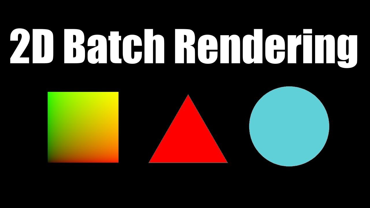 2d Renderer Designing a 2D Batch Renderer - YouTube