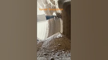 Tunnel Excavation with a Roadheader Machine#automobile