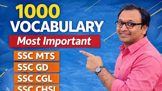 1000 VOCABULARY- #sscgd #sscmts #ssccgl #sscchsl #sscsteno #ssccgl2025 #ibpspo #ibpsclerk #synonyms