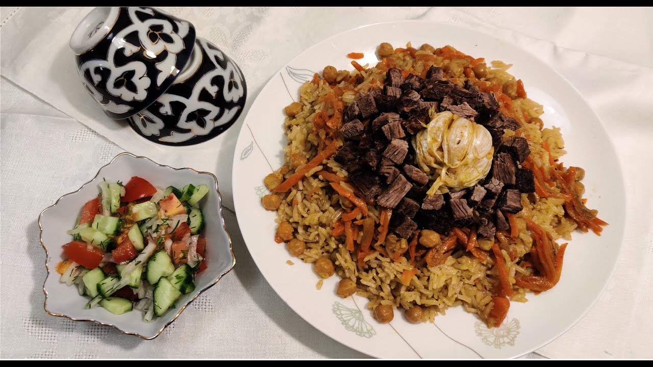 Özbek pilavı nasıl yapılır? Etli pilav Nohutlu pilav Kolay Yemek