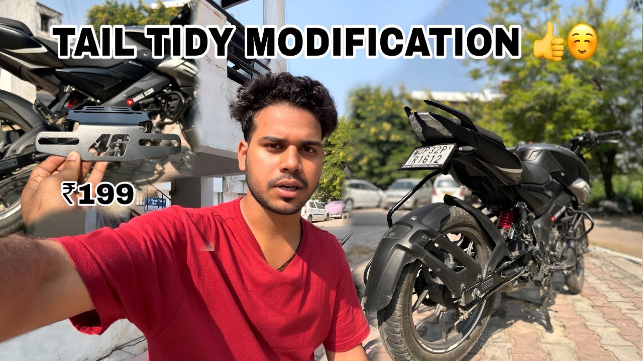 TAIL TIDY INSTALLATION ON NS FULL DETAIL 👍 46 TAIL TIDY ON MY NS 125 😊         