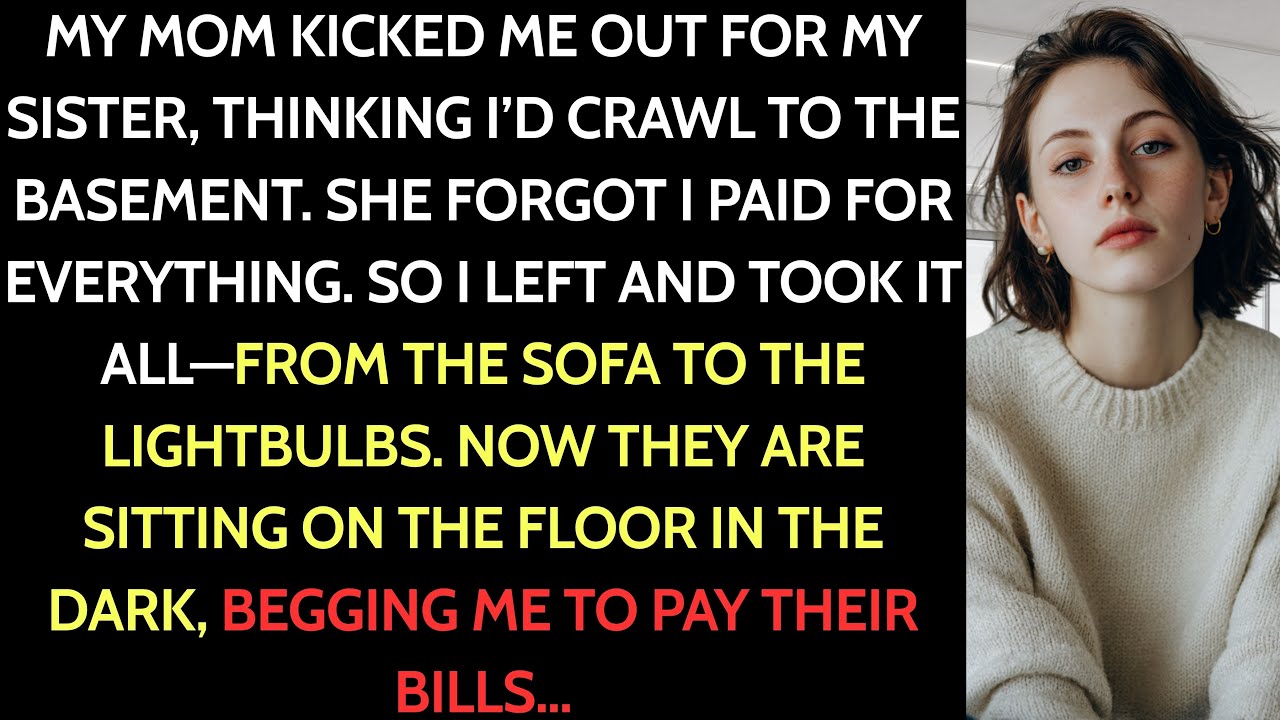 When My Sister Came Home for “Family Support”, My Mom Kicked Me Out — But When I Left, Panic Set In…