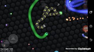 Slither.io App Game #2 | Almost made the leader board screenshot 2