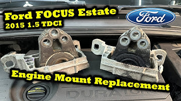 How to Replace Engine Mount with Bracket 2012-2080 Ford Focus Estate 1.5 TDCI Engine mk3.5