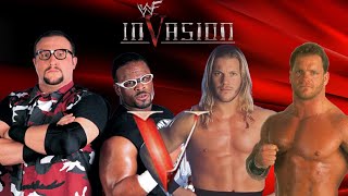 RJJs WWF SYM Invasion Mod Matches Dudley Boyz vs Chris Benoit & Chris Jericho