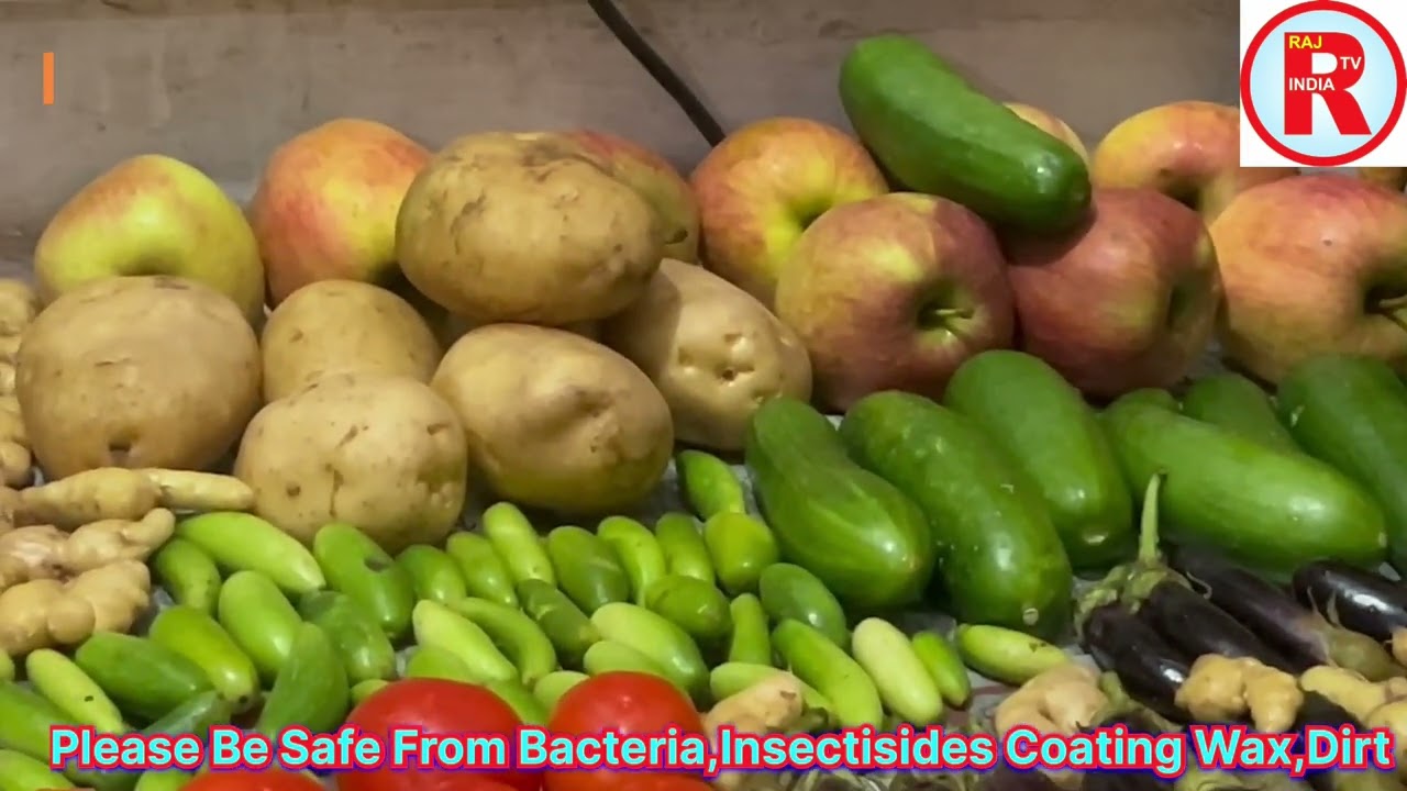 Please Be Safe From Many Problems From Only Wash Fruits & Vegetables Before Eat & Cook
