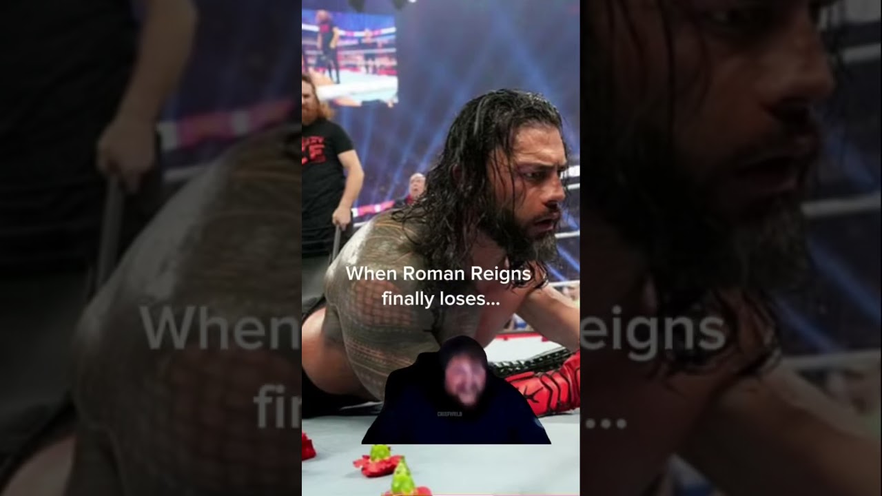 Roman Reigns FINALLY loses!!! #wwe #wrestling