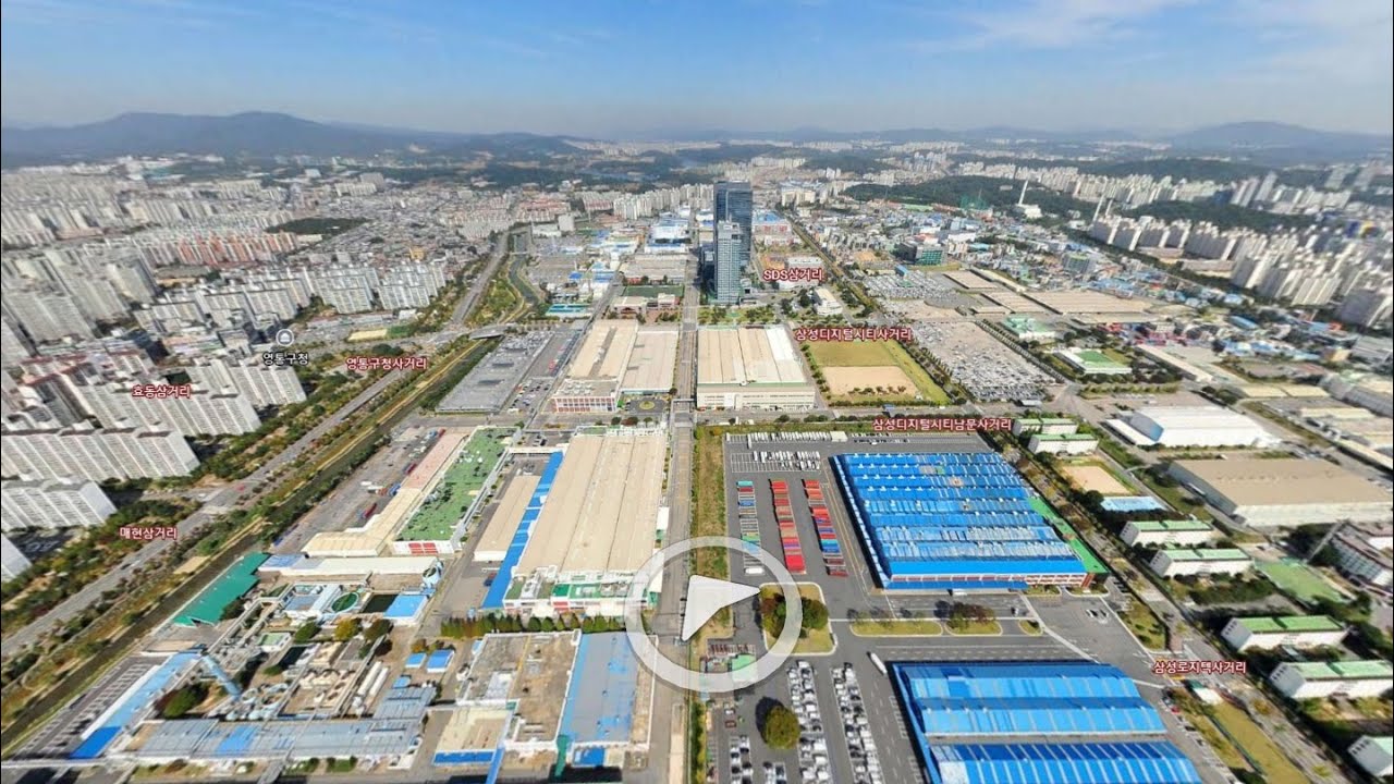 Meta city Complex. 삼성전자 본사인 수원의 삼성 디지털시티 인근 걷기(2023 01 19)