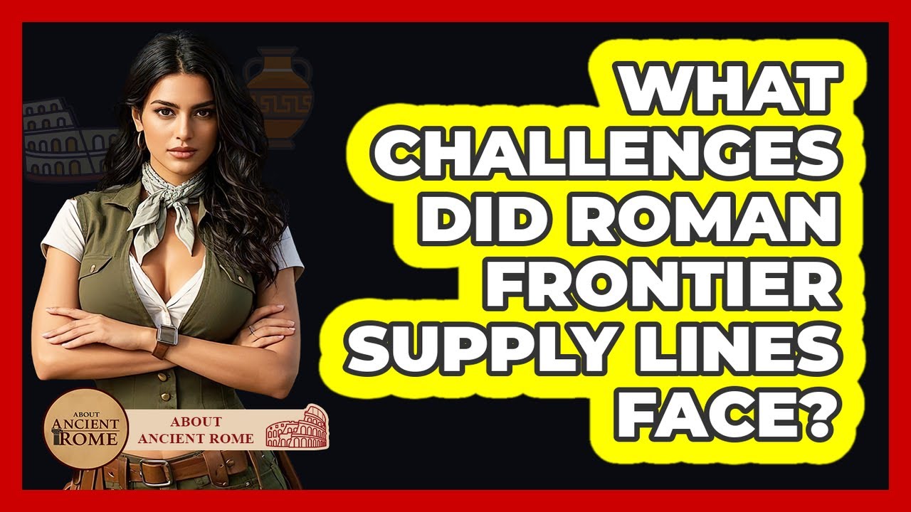 What Challenges Did Roman Frontier Supply Lines Face? - All About Rome