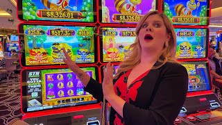 I Found the NEW Lucky Honeycomb Slot Machine in Las Vegas! screenshot 5