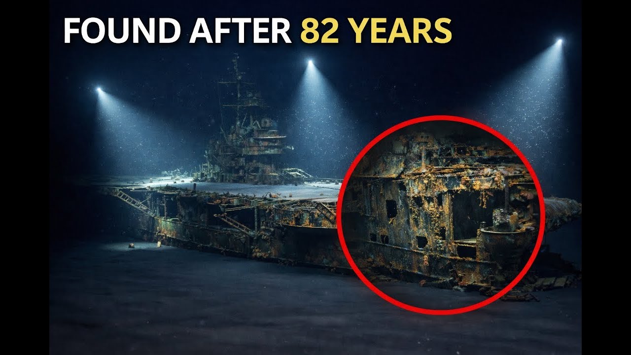 USS Hornet CV 8 Found After 82 Years — WWII’s Lost Aircraft Carrier