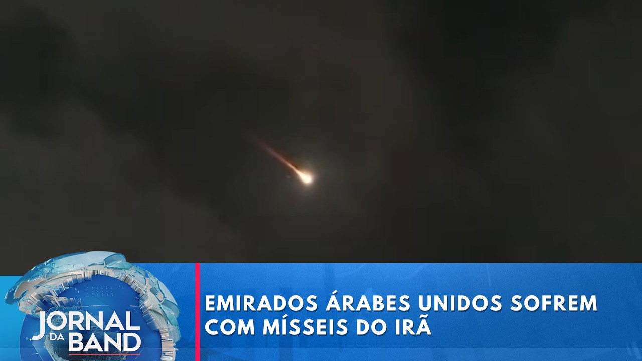 Emirados Árabes Unidos sofrem com mísseis do Irã | Jornal da Band