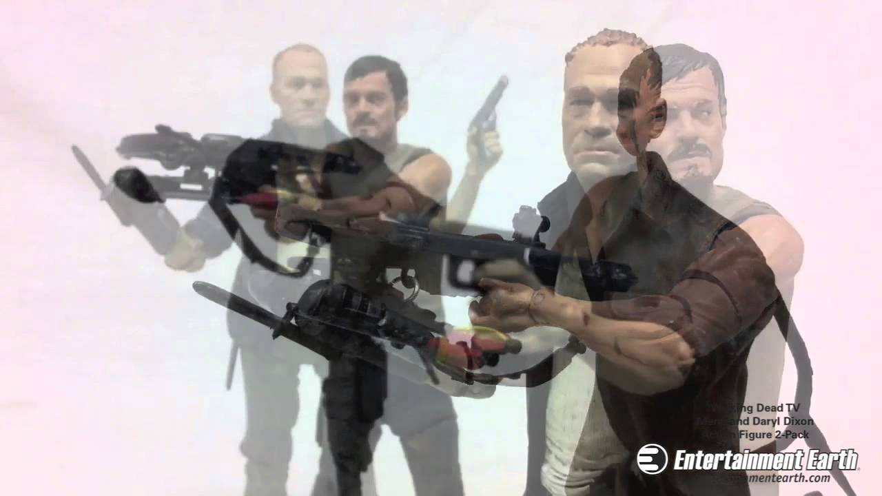Walking Dead TV Merle and Daryl Dixon Action Figure 2 Pack