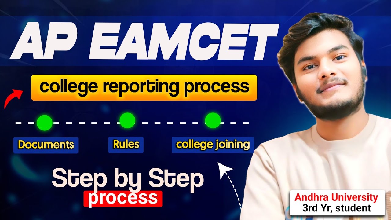 ap eamcet self reporting process 2025 step by step guide - YouTube