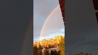 Увидела сегодня двойную радугу 🌈