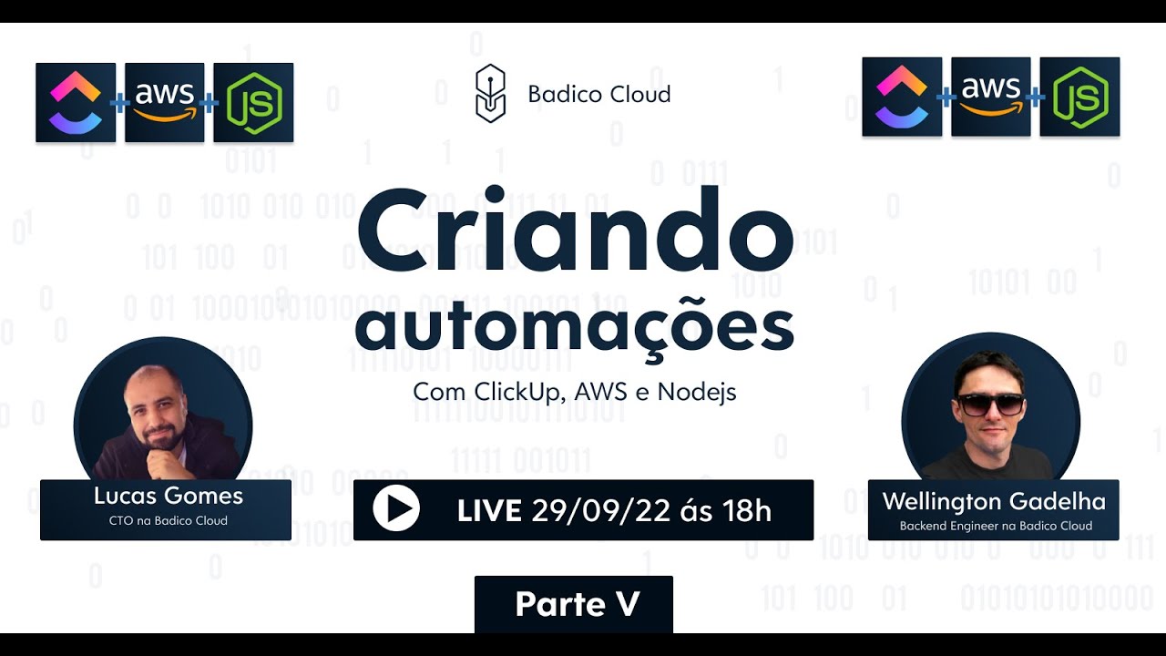 LIVE SURPRESA| Parte - IV | Criando automações Com ClickUp, AWS e Nodejs