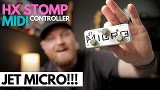 Updated Jet Micro Preprogrammed Midi Controller For The Hx Stomp