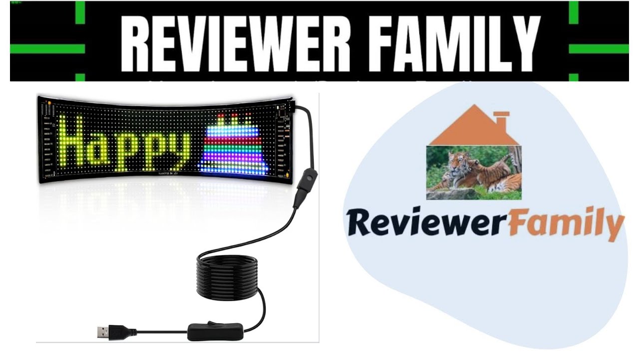 Programmable LED Scrolling Sign - Full Color Display Board with Bluetooth APP Control