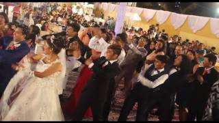 Wedding line dance on Wobble
