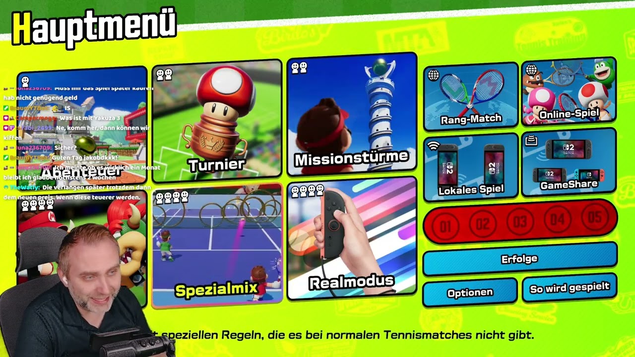 Mario Tennis Fever #1 ★ Nintendo Switch 2 ★ Deutsch