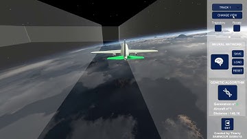 Autonomous Aircraft Simulation - Neural Network and Genetic Algorithm