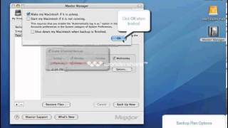 OneTouch 4 Backup - Create a custom backup plan Macintosh
