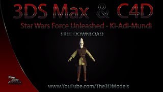 Cinema 4D/ 3DS Max | SWTFU Ki Adi Mundi Model Download