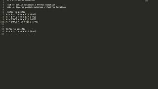 Polish and Reverse Polish Notation