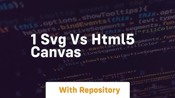 1 svg vs html5 canvas