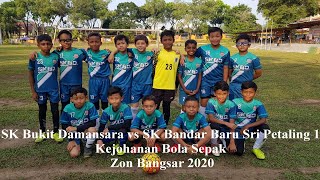 SK Bukit Damansara vs SK Bandar Baru Sri Petaling 1 Kejohanan Bola Sepak Zon Bangsar 2020 screenshot 3