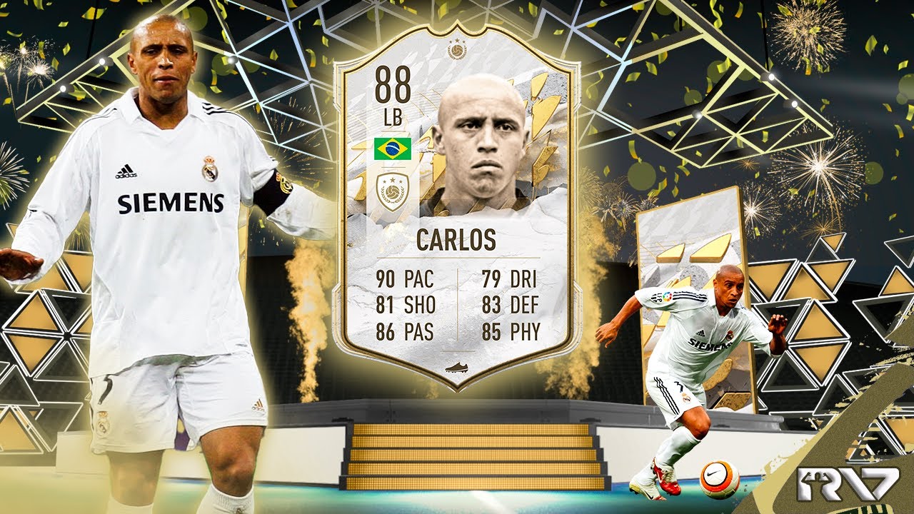 ¿VALE LO QUE CUESTA? | ROBERTO CARLOS ICONO MEDIO 88 PLAYER REVIEW FIFA 22 ULTIMATE TEAM