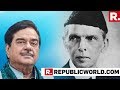 Shatrughan sinha exalts muhammad ali jinnah calls pakistans quaideazam congress family