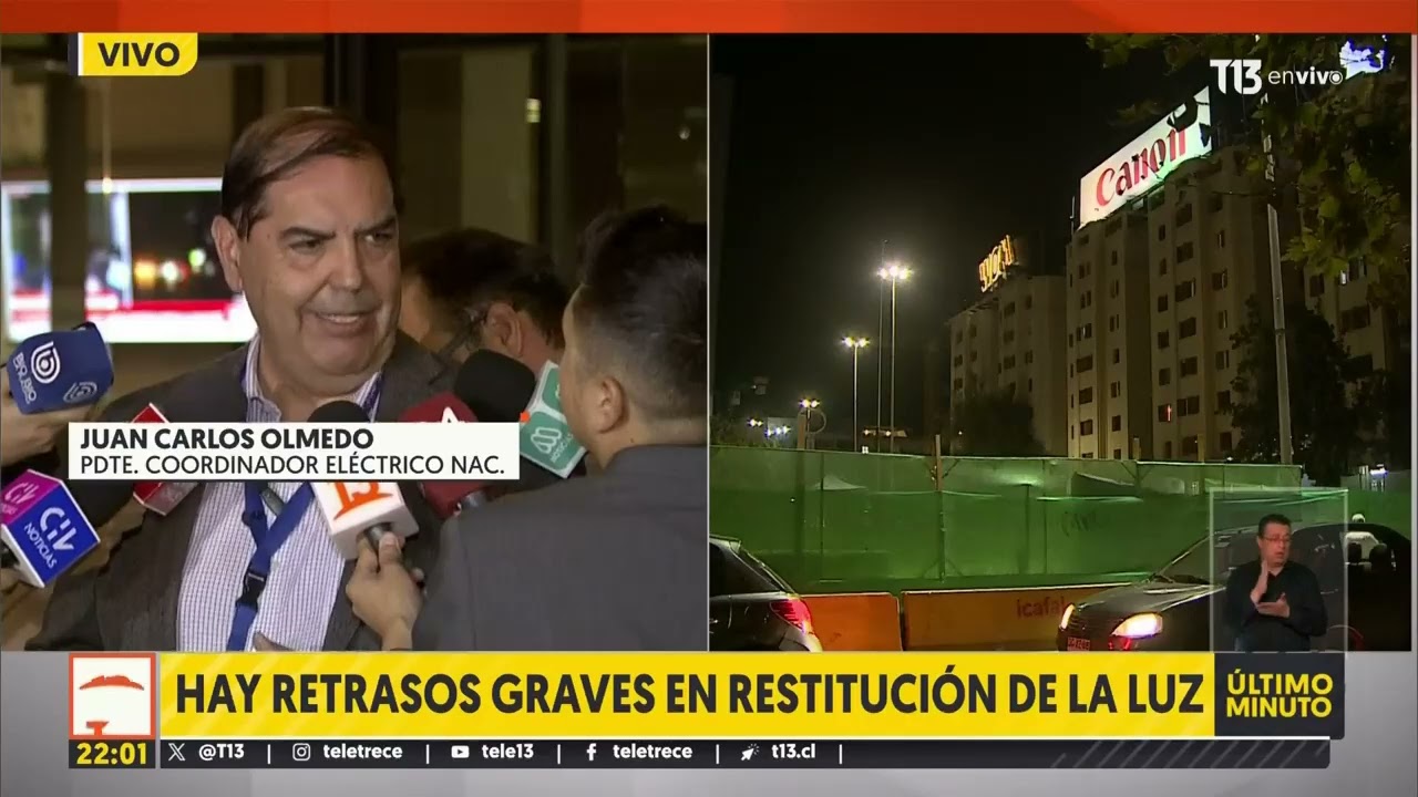 Masivo corte de luz: actualización del coordinador eléctrico