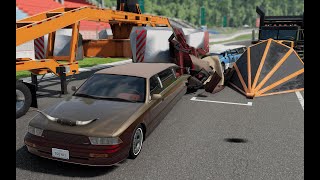 Limo banger racing against juggernauts is complete carnage in BeamNG Multiplayer screenshot 4
