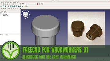 FreeCAD for Woodworkers 01 - Benchdogs with the Part workbench