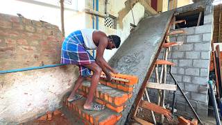 How To Construct A Durable Brick Staircase For Multi Level Patio Designs-Using By Sand And Cement