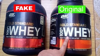 How to Check Original or Fake Whey Protein | How Fake Whey Protein Look like| In Hindi