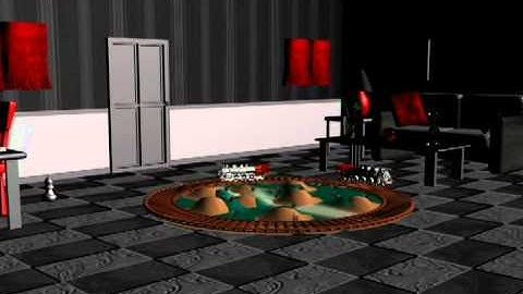 3Ds Max Train Animation Project