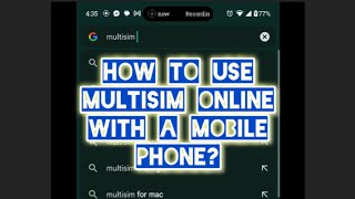 How to use multisim live / multisim online.