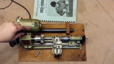 Emco Unimat SL lathe demo