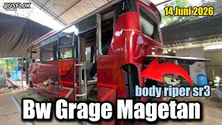UPDATE TERBARU KAROSERI BW GRAGE‼️ADA BUS STJ MAU JADI MEDIUM SR3👍