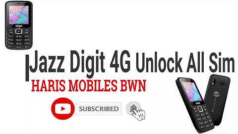 Jazz Digit 4G Unlock All Sim Working|Jazz Digit Mobile All Network Unlock|By Avengers Tool